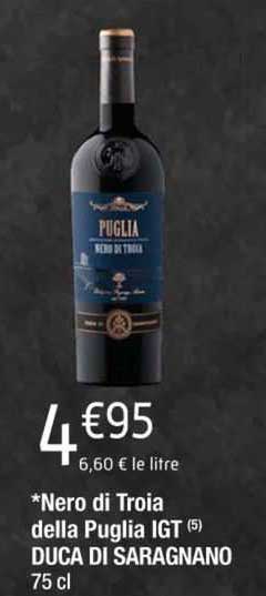 nero di troia della puglia igt duca di saragnano
