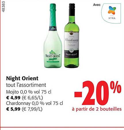night orient tout l'assortiment