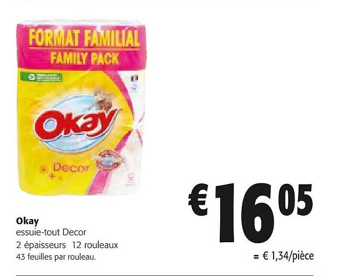 okay essuie-tout décor