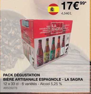 Pack Dégustation Bière Artisanale Espagnole - La Sagra