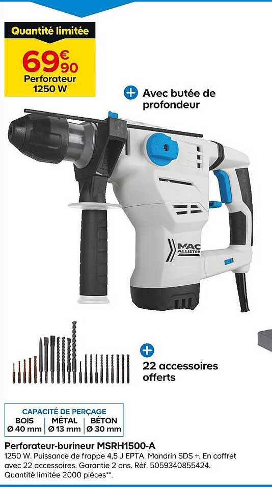 perforateur-burineur msrh1500-a