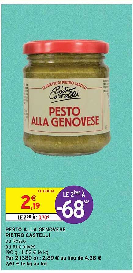 pesto alla genovese pietro castelli