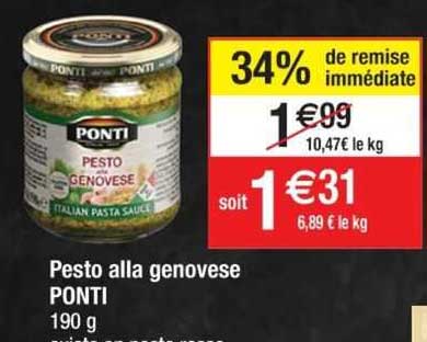 pesto alla genovese ponti