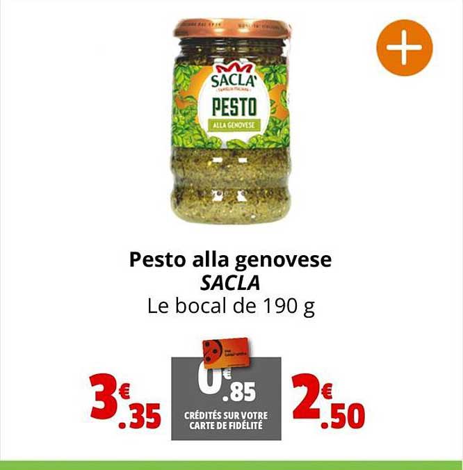 pesto alla genovese sacla