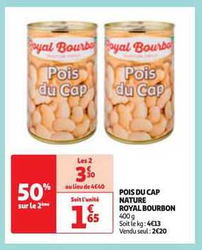 Pois Du Cap Nature Royal Bourbon