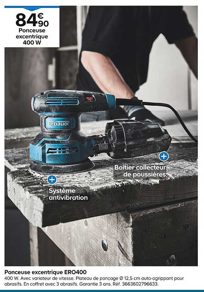 ponceuse excentrique ero400