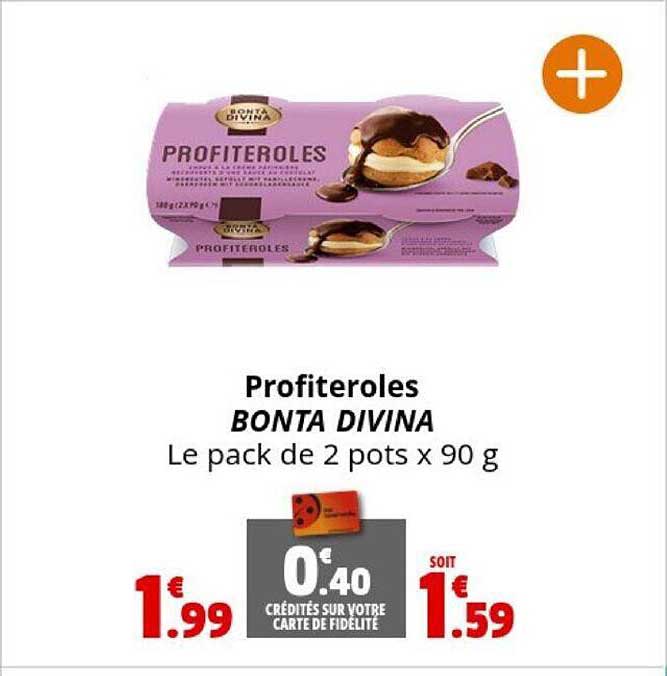 profiteroles bonta divina