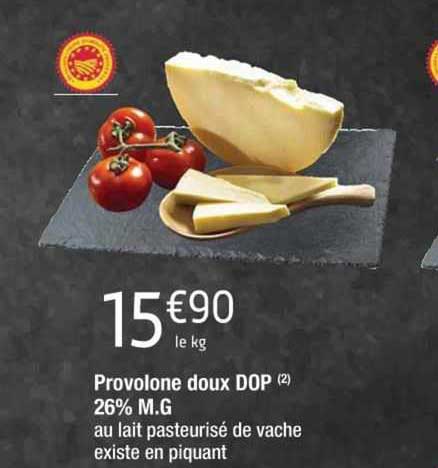 provolone deux dop 26% m.g