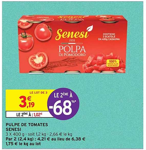 pulpe de tomates senesi