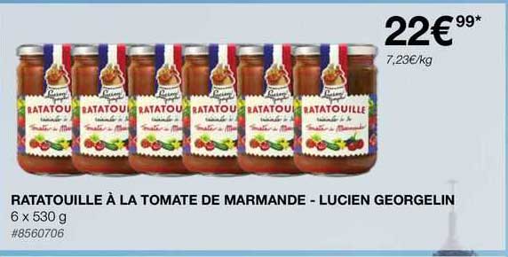 ratatouille à la tomate de marmande - lucien georgelin