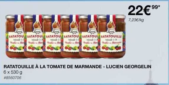 ratatouille à la tomate de marmande - lucien georgelin