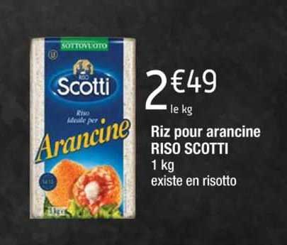 Riz Pour Arancine Riso Scotti