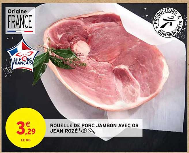 rouelle de porc jambon avec os jean rozé