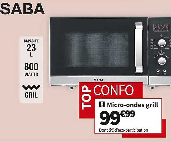 saba micro-ondes grill