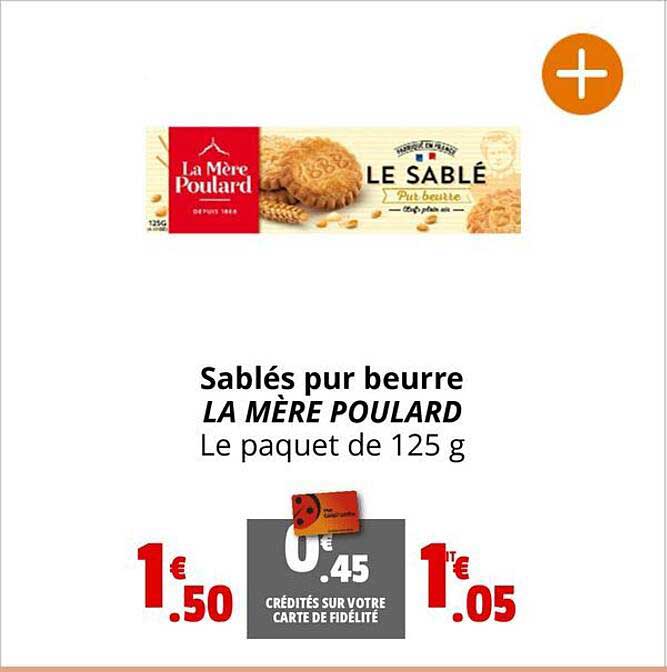 sablés  pur beurre la mère poulard