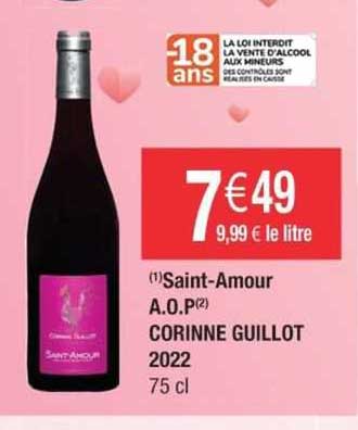 saint-amour A.O.P corrine guillot 2022