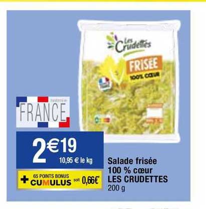 Salade Frisée 100% Cœur Les Crudettes