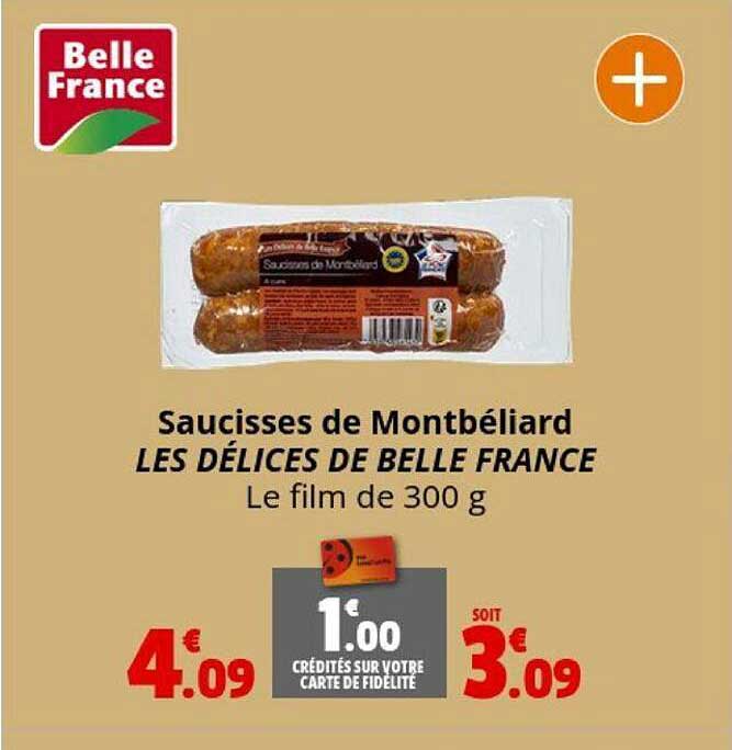 Saucisses De Montbéliard Les Délices De Belle France