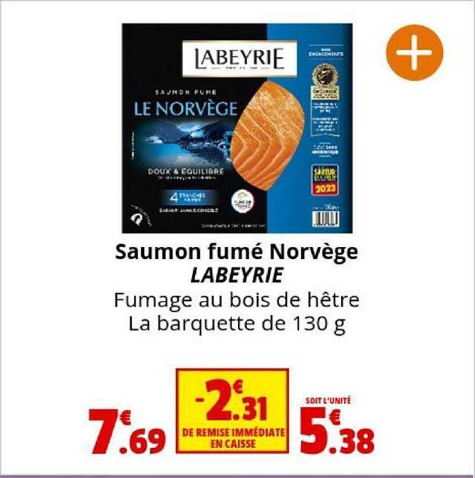 Saumon Fumé Norvège Labeyrie
