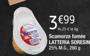 scamorza fumée latteria soresina
