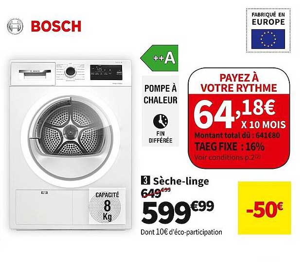 sèche-linge bosch