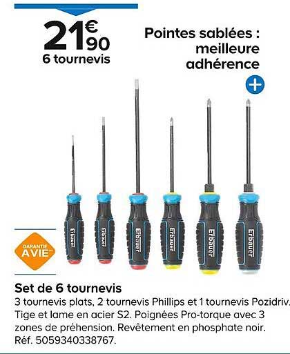 Set De 6 Tournevis