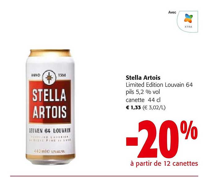 stella artois limited edition louvain 64 pils 5,2% vol