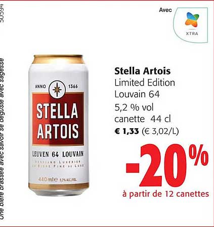stella artois limited edition louvain 64