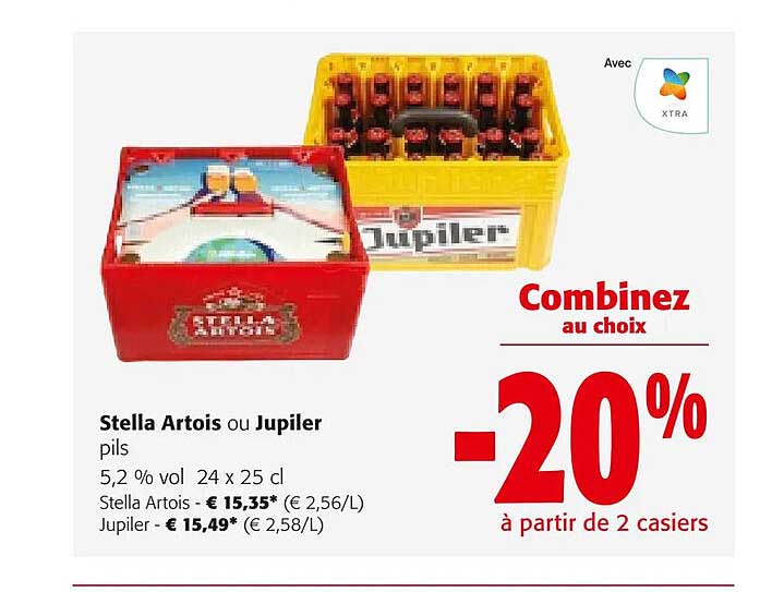 stella artois ou jupiler