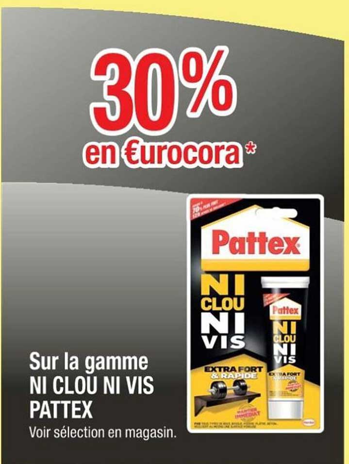 sur la gamme ni clou ni vis pattex