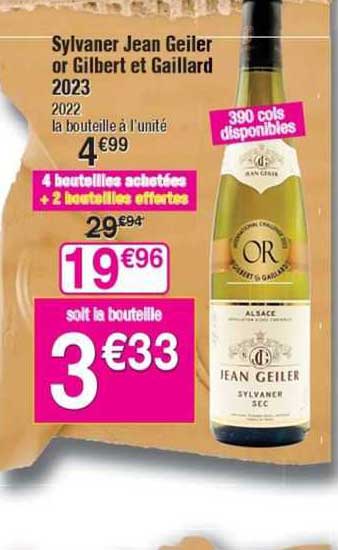 sylvaner jean geiler ou gilbert et gaillard 2023