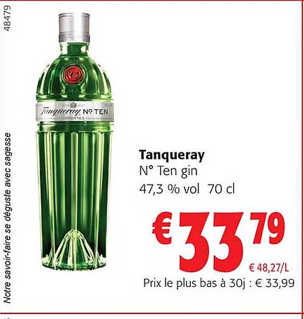 tanqueray n° ten gin