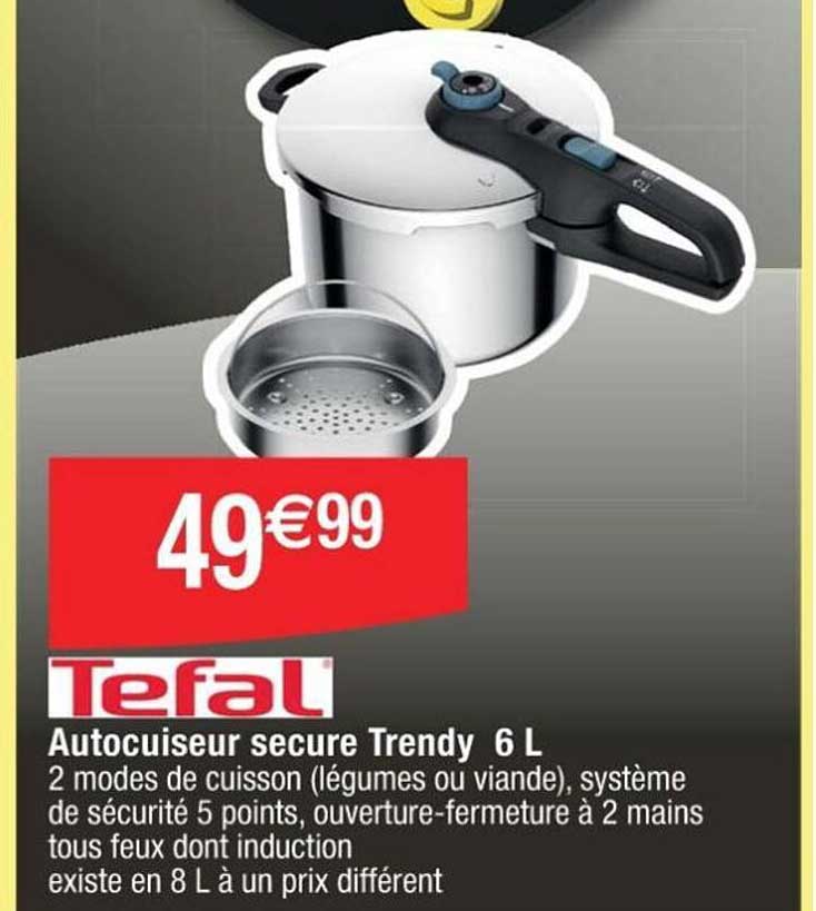 tefal autocuiseur secure trendy 6 l