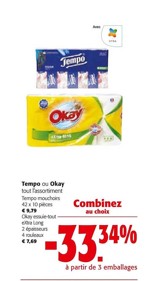 tempo ou okay l'assortiment