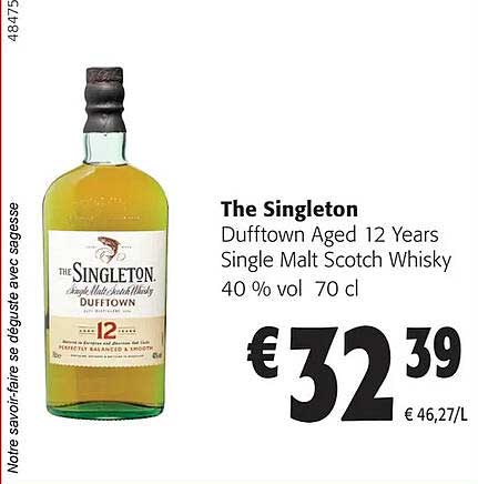 the singleton dufftown aged 12 years