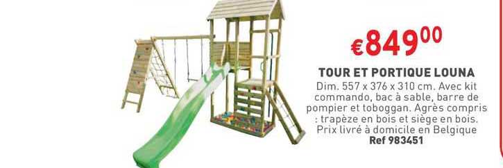 tour et portique louna