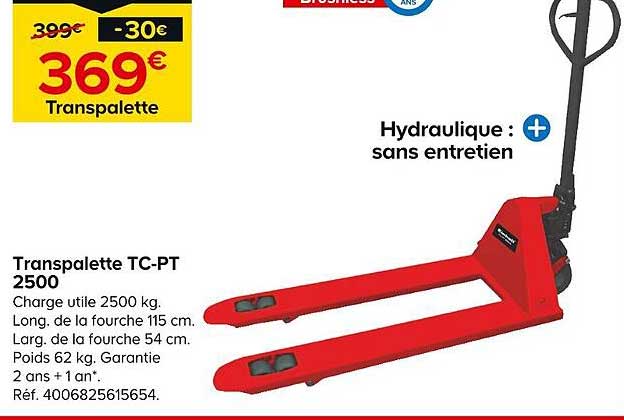 transpalette tc-pt 2500