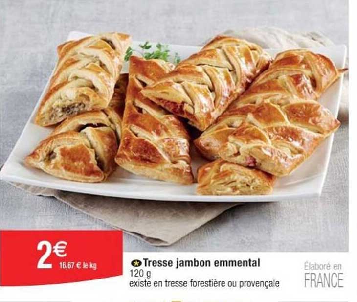Tresse Jambon Emmental