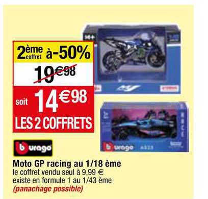 urago moto racing au 1/18ème