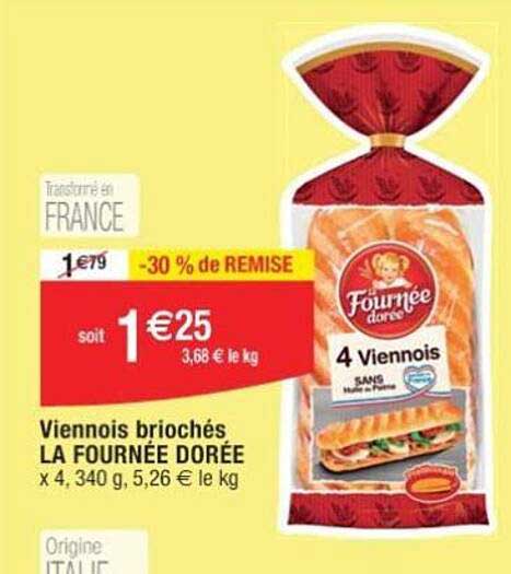 viennois briochés la fournée dorée