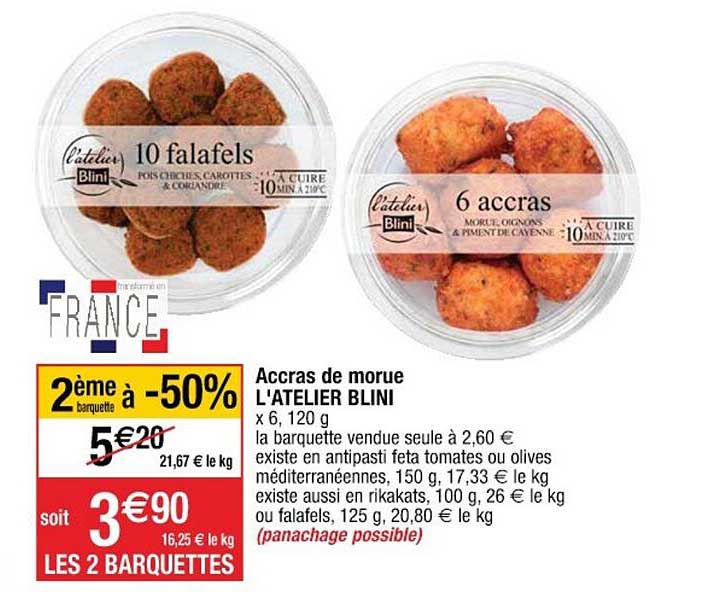 accras de morue l'atelier blini