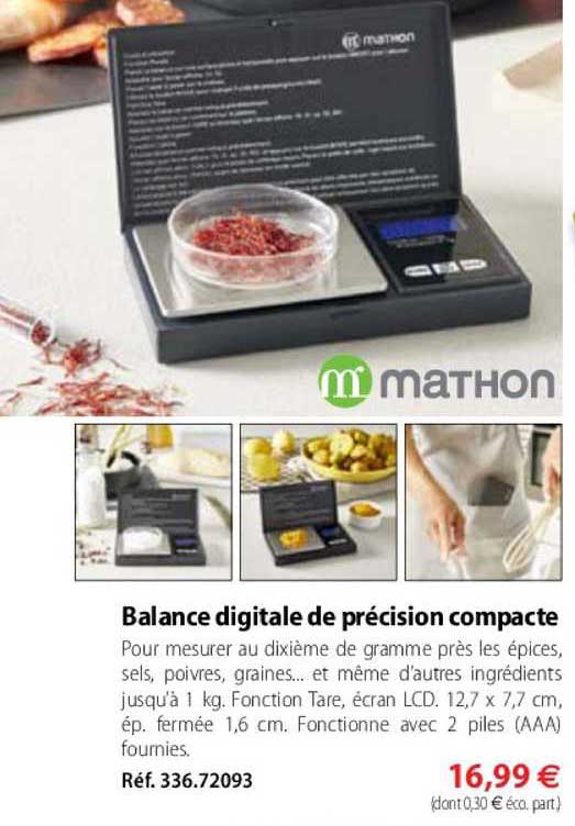 balance digitale de précision compacte