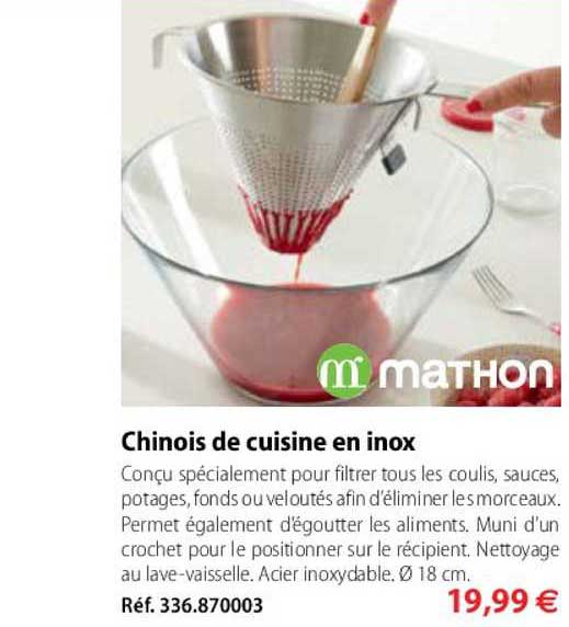 Chinois De Cuisine En Inox