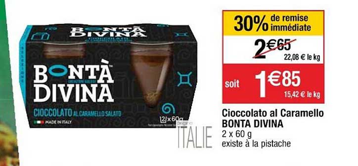 cioccolato al caramello bonta divina