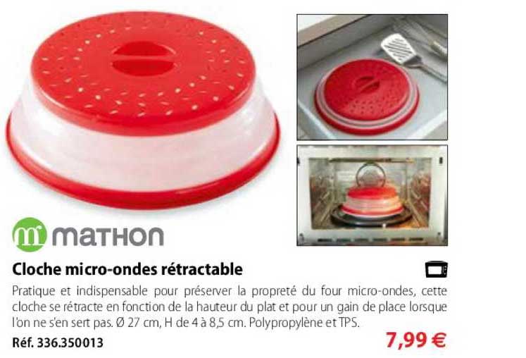 cloche micro ondes rétractable mathon