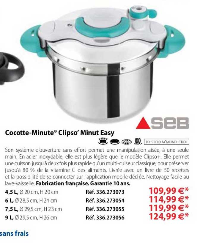 cocotte minute clipso'minut easy seb