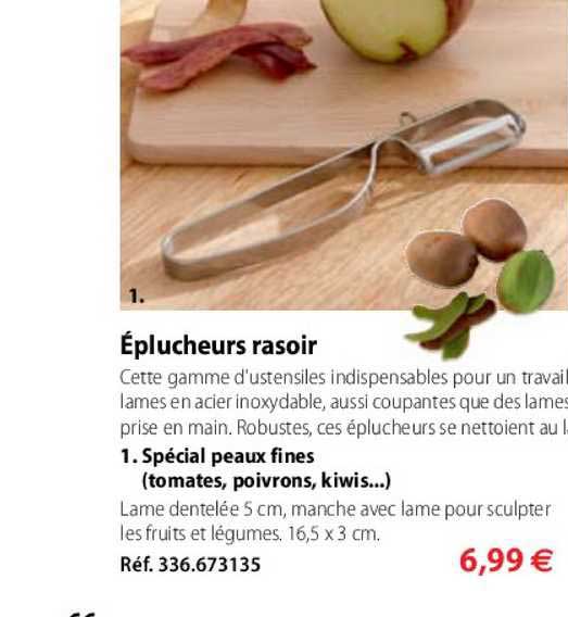 éplucheurs rasoir