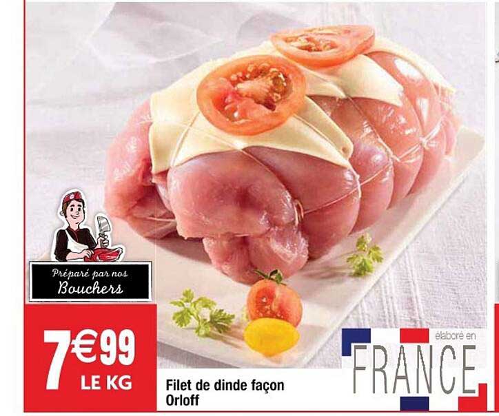 filet de dinde façon orloff