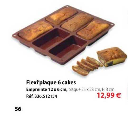 flexi'plaque 6 cakes