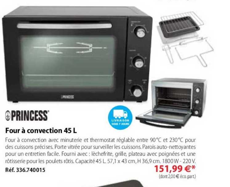 four à convection 45l princess